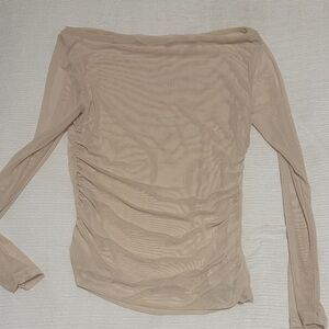 Cotton On Beige Long Sleeve Top
